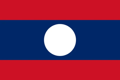 Laos bayrağı