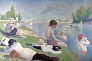Asnières'de Yıkananlar — Georges Seurat