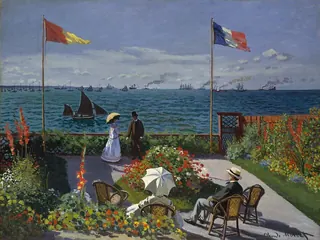 Garden at Sainte-Adresse — Claude Monet