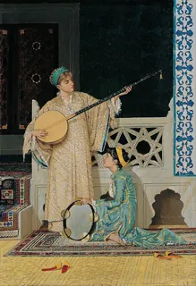 İki Müzisyen Kız — Osman Hamdi Bey
