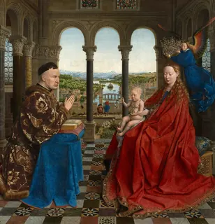 Madonna of Chancellor Rolin — Jan van Eyck