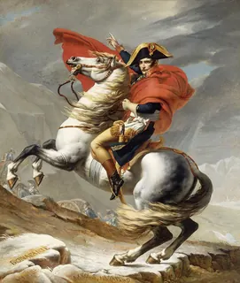 Napoleon Crossing the Alps — Jacques-Louis David
