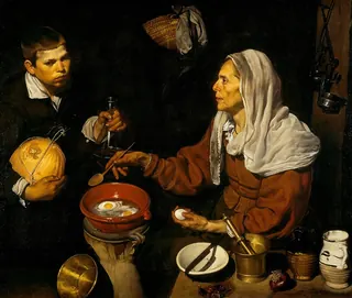 Old Woman Cooking Eggs — Diego Velázquez