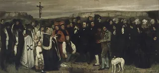 Ornans'ta Cenaze — Gustave Courbet