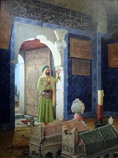 Şehzade Türbesinde Derviş — Osman Hamdi Bey