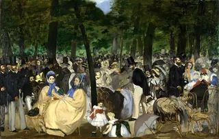 Tuileries'de Müzik — Édouard Manet