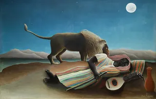 Uyuyan Çingene — Henri Rousseau
